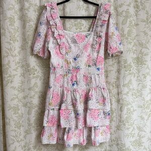 Adelyn Rae Eyelet Dress